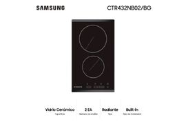 Anafe eléctrico Samsung 2 Hornallas Negro CTR432NB02